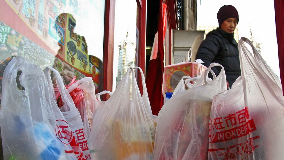A relevant stock photo of plastic bag china in a typical setting.
