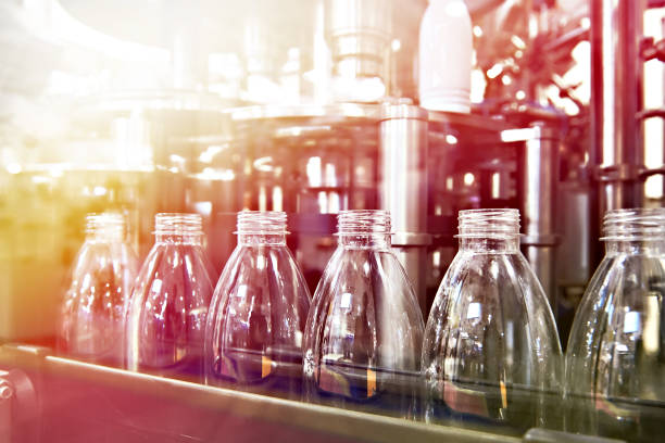 A relevant stock photo of plastic bottle manufacturer in a typical setting.
