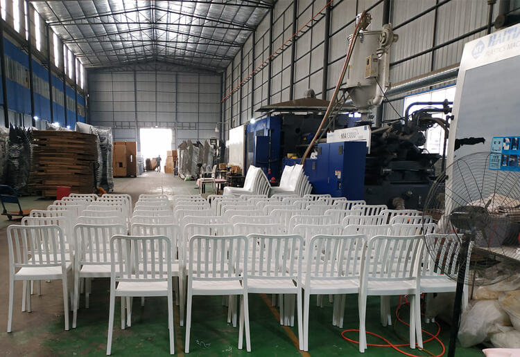 A relevant stock photo of plastic chair manufacturer in a typical setting.