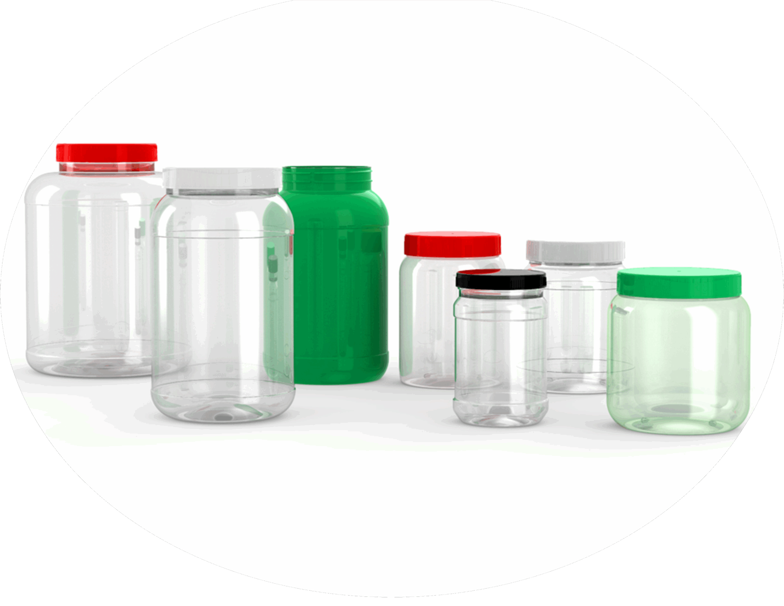 A relevant stock photo of plastic pet jar supplier in a typical setting.