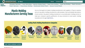 Texas | Plastic Molding Manufacturers - plastic molding manufacturer