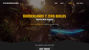 Best Zer0 Builds - Gears & Skills | Borderlands 2 - bl2 fun single manufacturer buidls