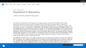 PlayStation®5 Warranties | PlayStation (US) - does best buy pre owned come with manufacturer warranty
