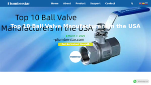Top 10 Ball Valve Manufacturers in the USA - plumberstar.com - ball valve manufacturer