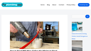 How to Bend PEX Pipe: Follow the Minimum Bend Radius - pex pipe manufacturer recommendation for installation support