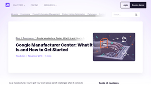 Google Manufacturer Center: What it Is and How to Get Started - google manufacturer center