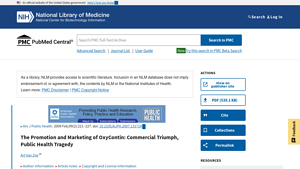 The Promotion and Marketing of OxyContin: Commercial Triumph, Public ... - oxycontin manufacturer