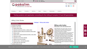 Pokolm Milling Cutter Bodies | Frässtrategieberatung - Pokolm - milling cutters company