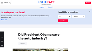 Did President Obama save the auto industry? - PolitiFact - car manufacturer bailout
