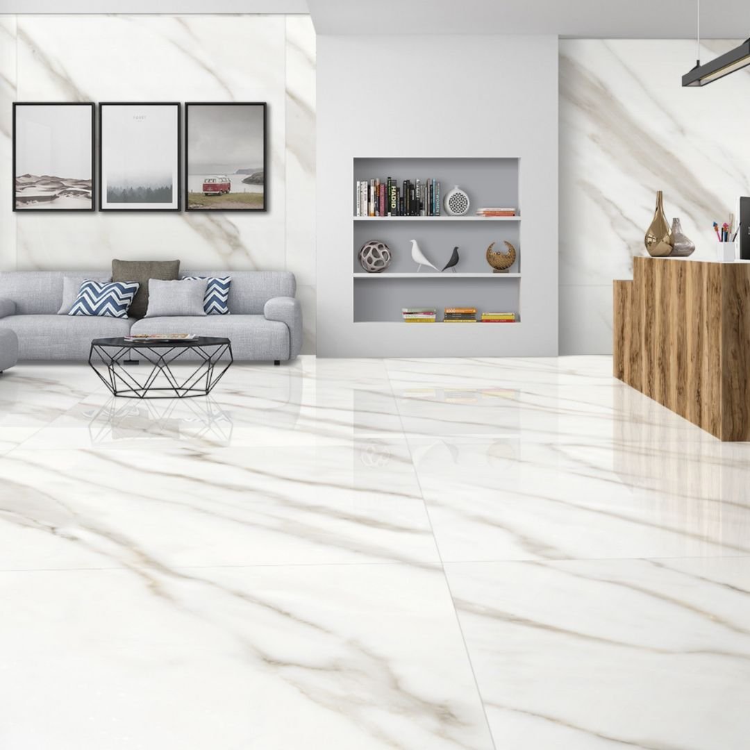 A relevant stock photo of porcelain tiles supplier in a typical setting.