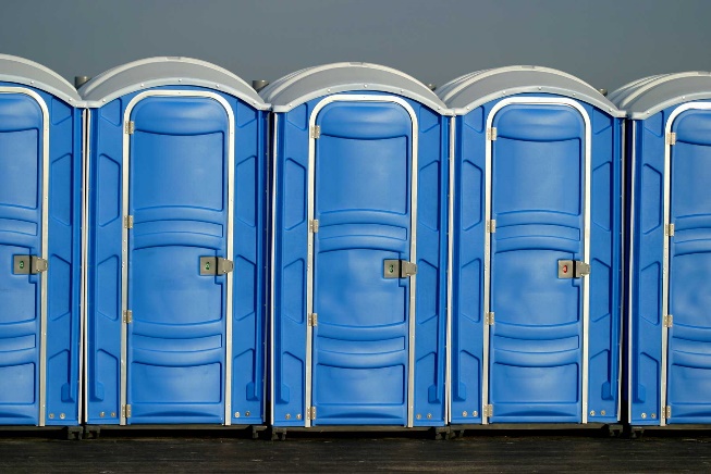 A relevant stock photo of portable toilet supplier in a typical setting.