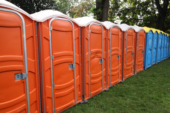 A relevant stock photo of portable toilet supplier in a typical setting.