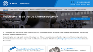 Industrial Ball Valve Manufacturer | Powell Valves - ball valve manufacturer
