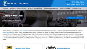 Check Valve Manufacturer & Supplier - Powell Valves - check valve manufacturer