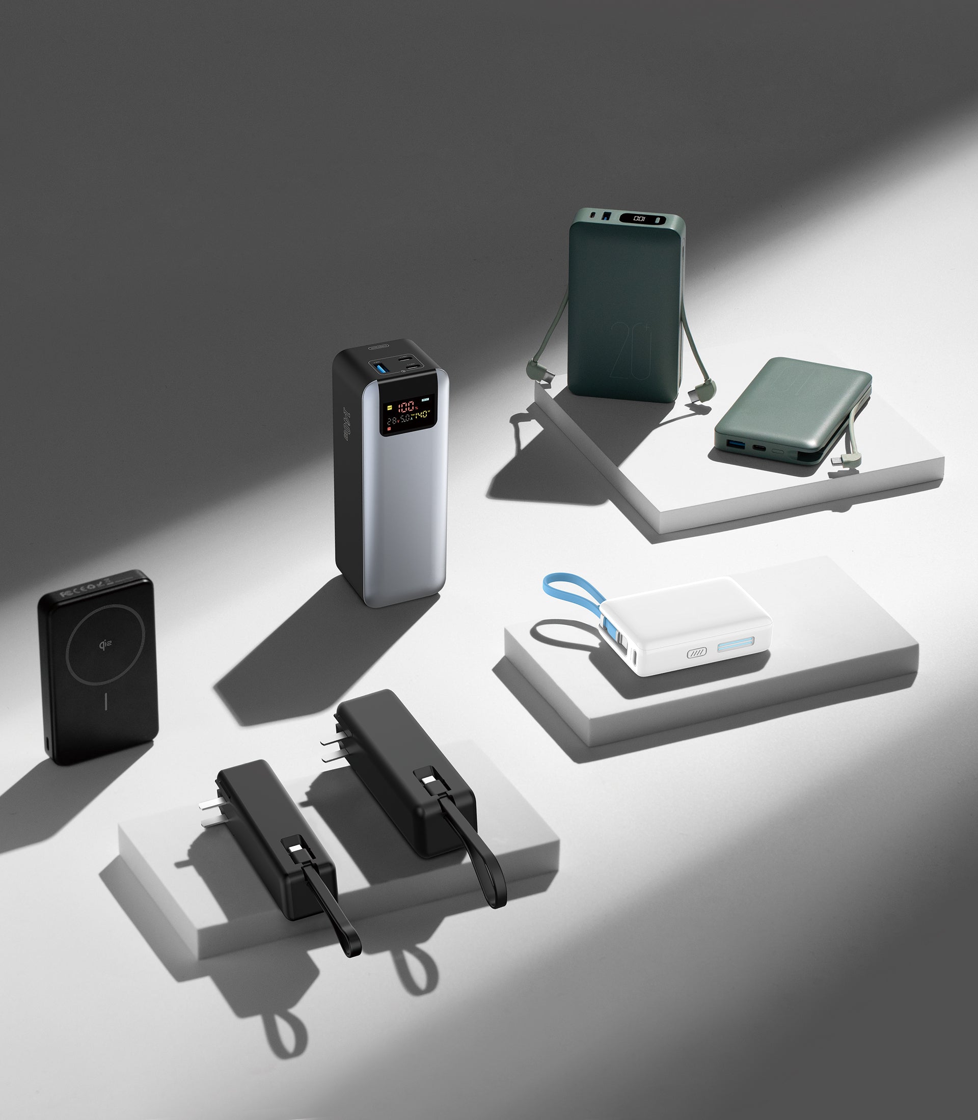 A relevant stock photo of power bank manufacturer in a typical setting.