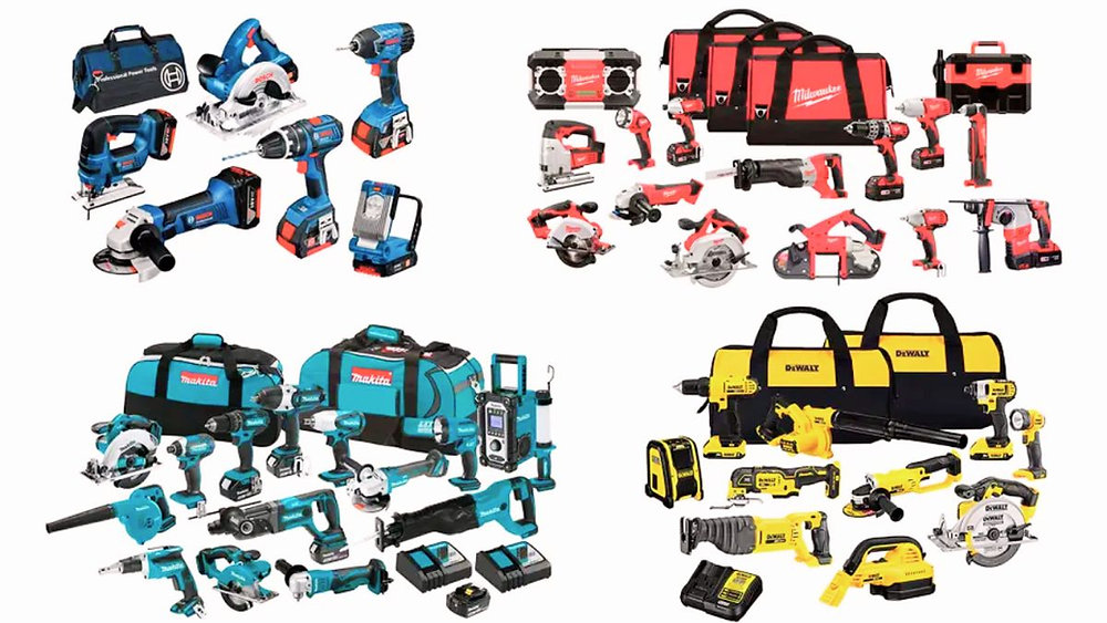 A relevant stock photo of power tool manufacturer in a typical setting.