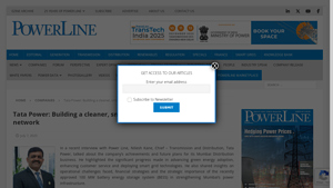 Tata Power: Building a cleaner, smarter and more reliable power ... - tata solar panel company