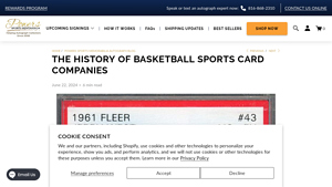 The History of Basketball Sports Card Companies - which basketball card manufacturer is best