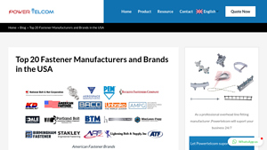 Top 20 Fastener Manufacturers and Brands in the USA - fastener manufacturer