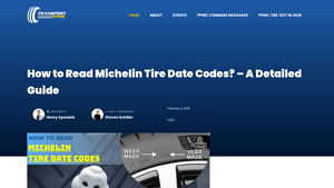 How to Read Michelin Tire Date Codes? - A Detailed Guide - PPMC TRANSPORT - manufacturer date on tires