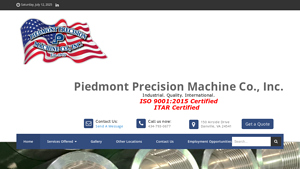 Piedmont Precision Machine - Home - Danville - precision machine company
