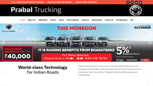 Prabal Trucking - bharatbenz truck company