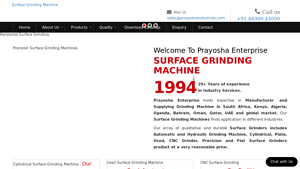 Surface Grinding Machine - Manufacturer - India - Prayosha - surface grinding machine factory