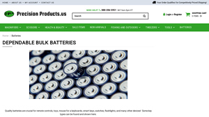 Wholesale Batteries Online - Shop Today - Precision Products - aa batteries bulk
