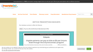 Pay As Little As $5 - Prescriptiongiant - entyvio manufacturer