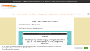 $0 Co-Pay - Prescriptiongiant - cimzia manufacturer