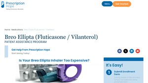 Breo Ellipta (Fluticasone / Vilanterol) Patient Assistance Program - breo ellipta manufacturer assistance program