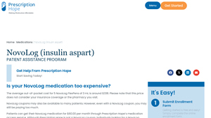 NovoLog (insulin aspart) Patient Assistance Program - novolog manufacturer