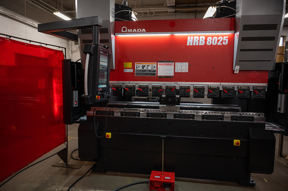A relevant stock photo of press brake manufacturer in a typical setting.