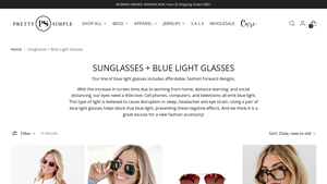 Sunglasses + Blue Light Glasses - Pretty Simple - red sunglasses bulk