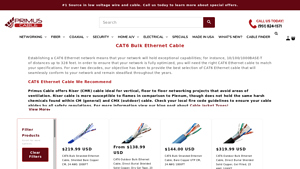 CAT6 Bulk Ethernet Cable - Primus Cable - cat 6e bulk