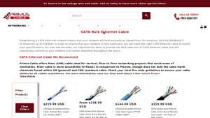 CAT6 Bulk Ethernet Cable - Primus Cable - cat6 network cable bulk