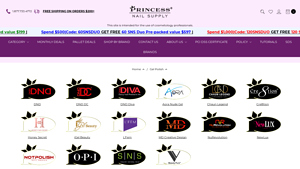 Gel Polish - Princess Nail Supply - uv gel manufacturer