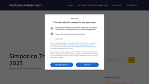 Simparica Trio Rebate Form 2025 - PrintableRebateForm.net - simparica trio manufacturer