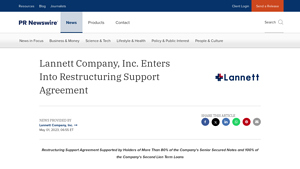 Lannett Company, Inc. Enters Into Restructuring Support Agreement - lannett drug manufacturer