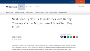 Next Century Spirits Joins Forces with Kenny Chesney Via the ... - blue chair company