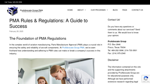 PMA Rules & Regulations: A Guide to Success - ProAdvocate Group PMA - faa parts manufacturer approval