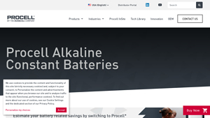 Procell Alkaline Constant Batteries - pencil battery company
