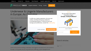 Underwear & Lingerie Manufacturers in Europe: An Overview - underwear manufacturer