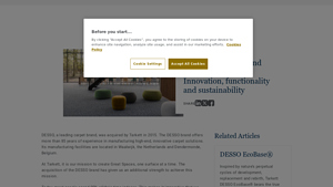 DESSO Carpet rolls and tiles - Tarkett - floor carpet tiles factory