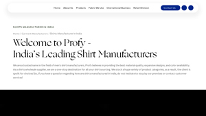 Shirts Manufacturer In India - shirt manufacturer