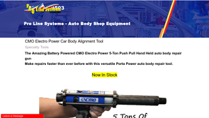 CMO - Electro Power Car Body Alignment Tool - Pro Line Systems - power car company