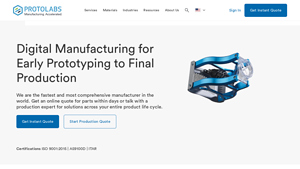 Protolabs | Rapid Prototyping & On-demand Production Services - cnc machined parts for medical equipment manufacturer