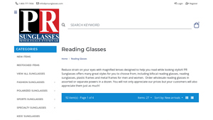 Wholesale Reading Glasses | PR Sunglasses – Great Styles & Prices - reading glasses bulk