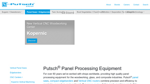 Putsch Panel Saws, Edgebanders and CNC centers. - panel saw factory