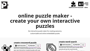 Online Puzzle Maker - Create Your Own Interactive Puzzles - puzzle manufacturer